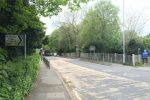 Photo 17: On turning left into Ryles wizards must use the crossing to continue route on the right hand side of the road.