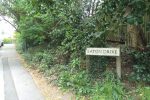 Photo 19: Remaining route is clear footpath until reaching the school entrance on Eaton Drive.